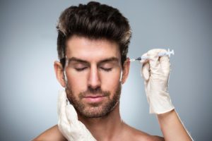 Man getting Botox