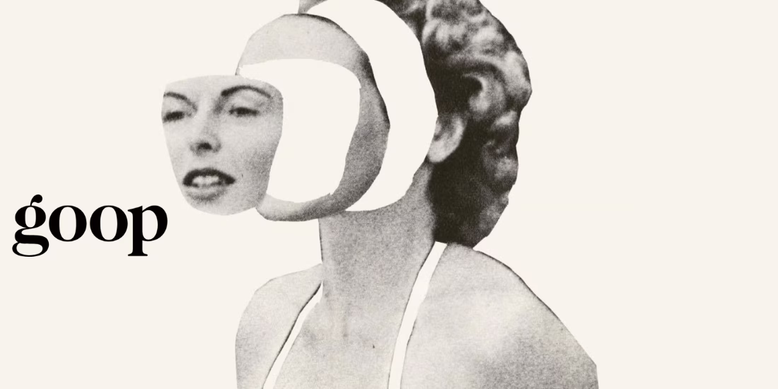 Goof magazine showing a woman with facelift