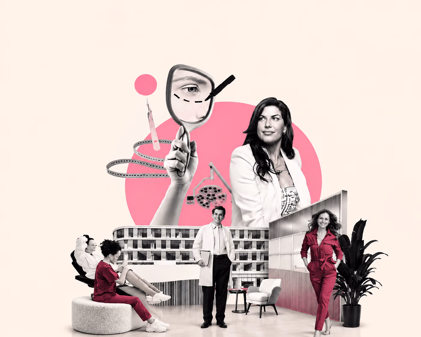 Modern Aesthetic Clinic Collage